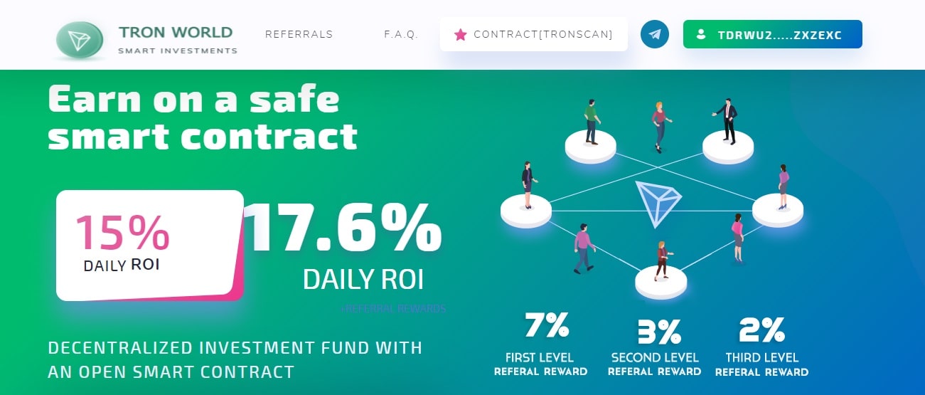 Tron World dapp