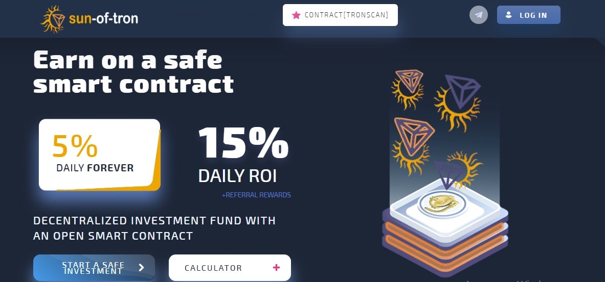 sun-of-tron dapp