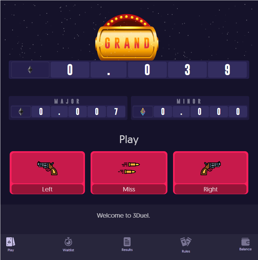 3Duel dapp