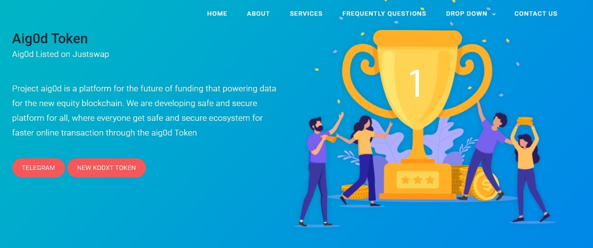 AIG0d Token дапп