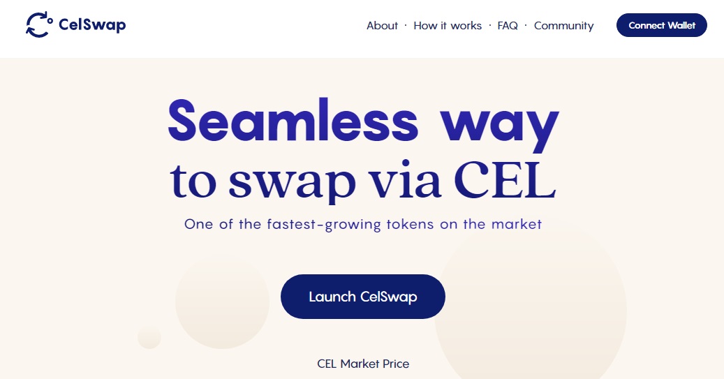 Cel Swap дапп