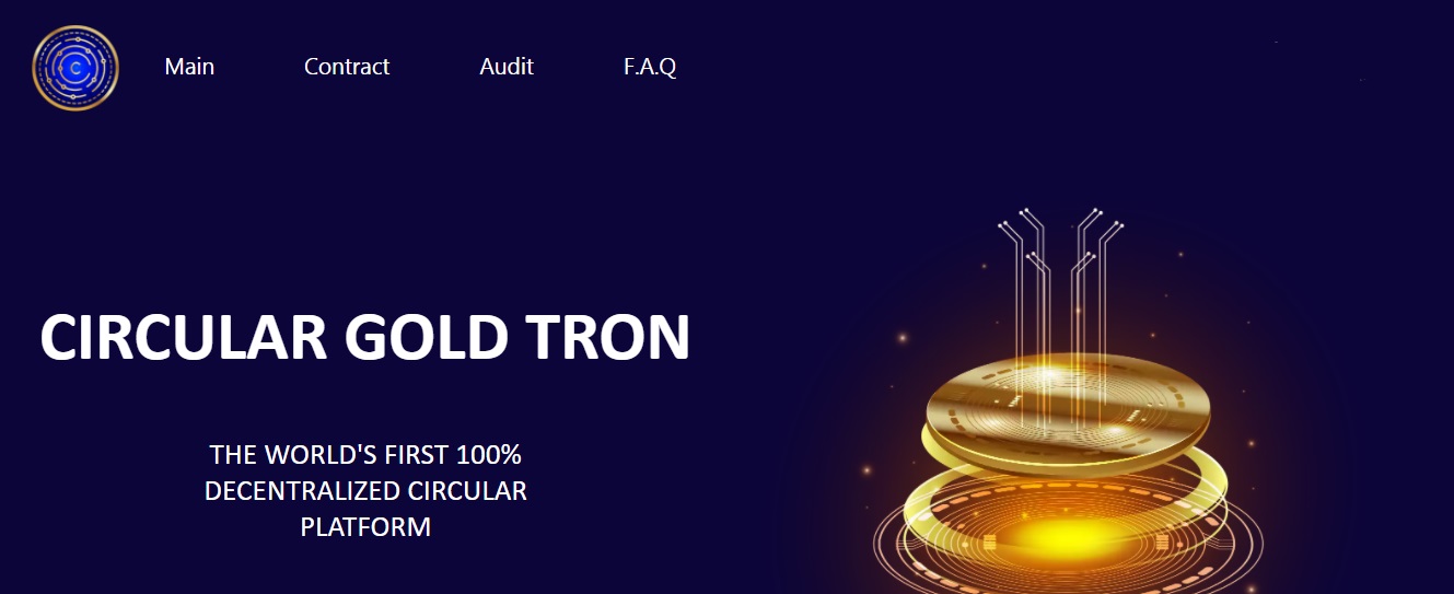 Circular gold dapp