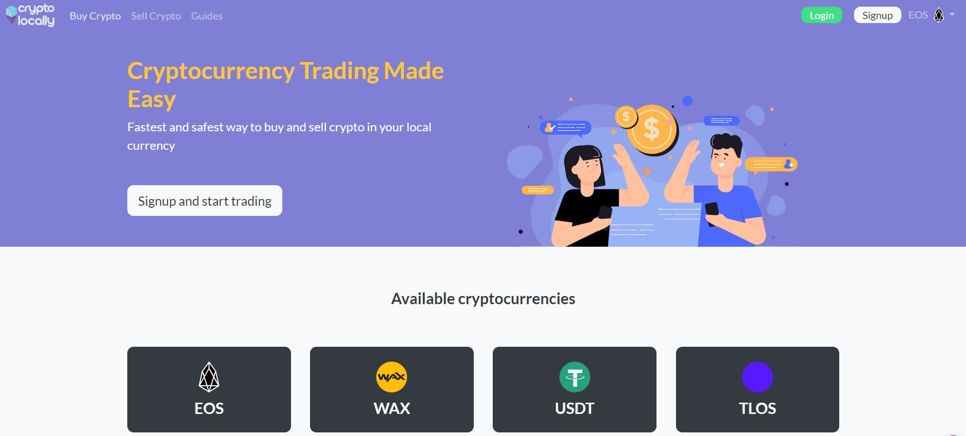 CryptoLocally dapp