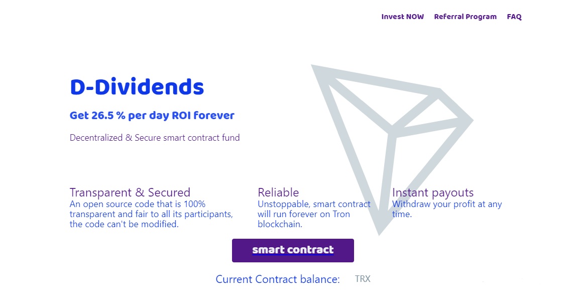 D-DIVIDENDS dapp