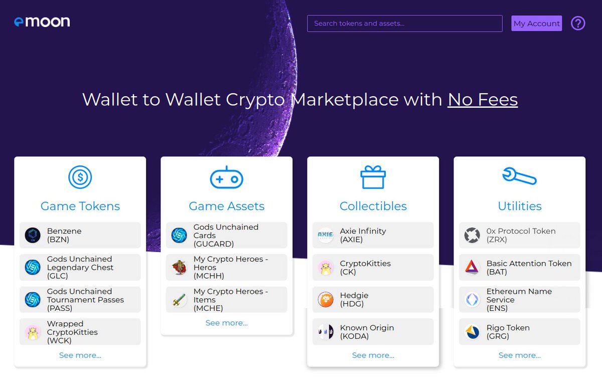 Emoon Market dapp