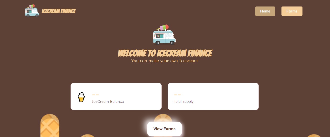 Icecream Finance dapp