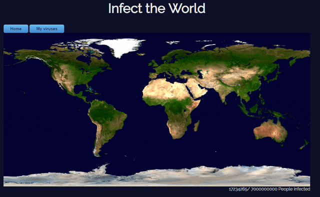 Infect the World dapp