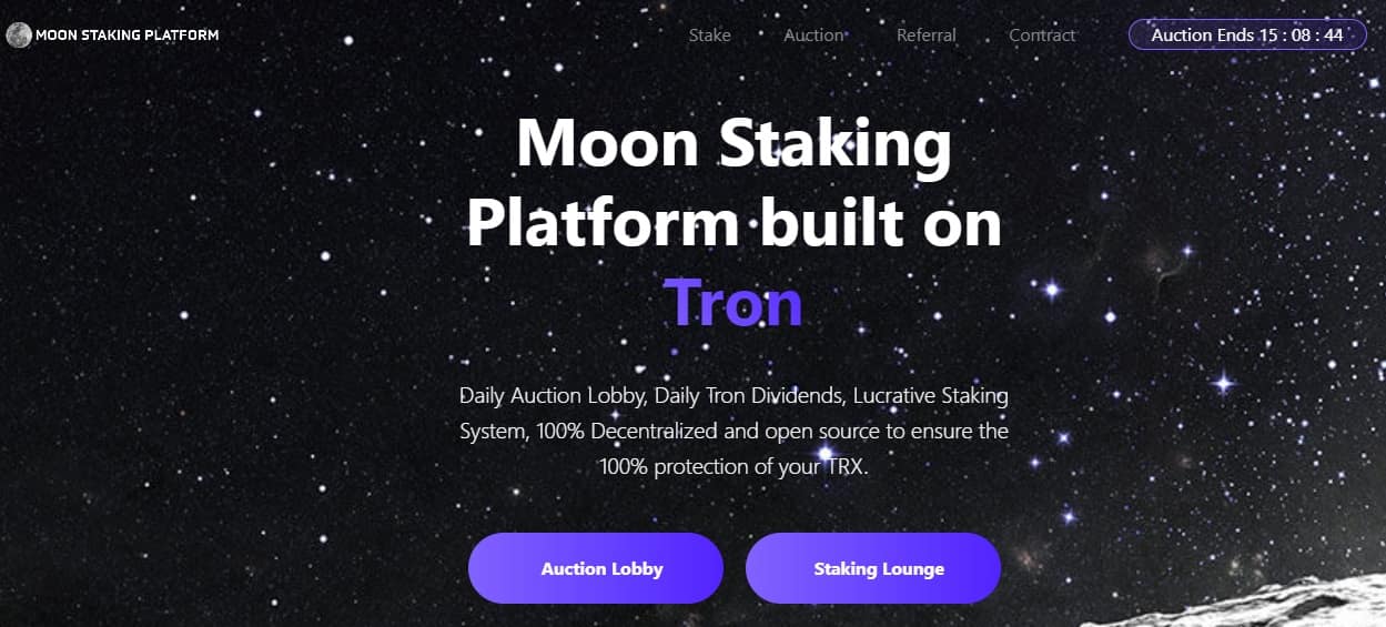 Moonstaking dapp