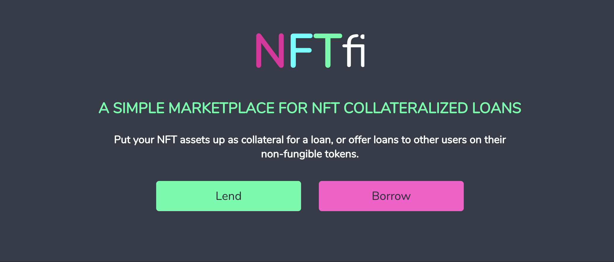 NFTfi dapp