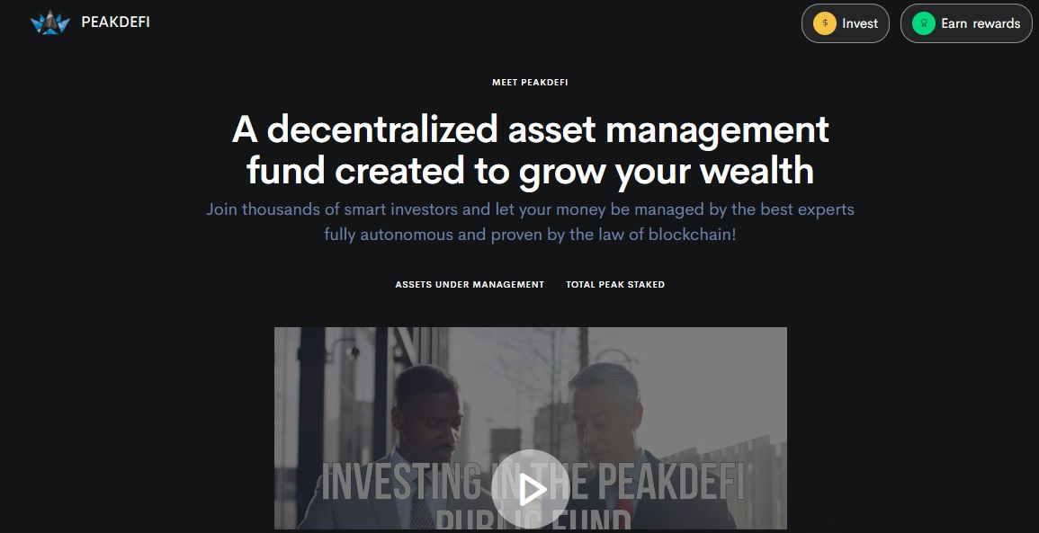 PEAKDEFI dapp