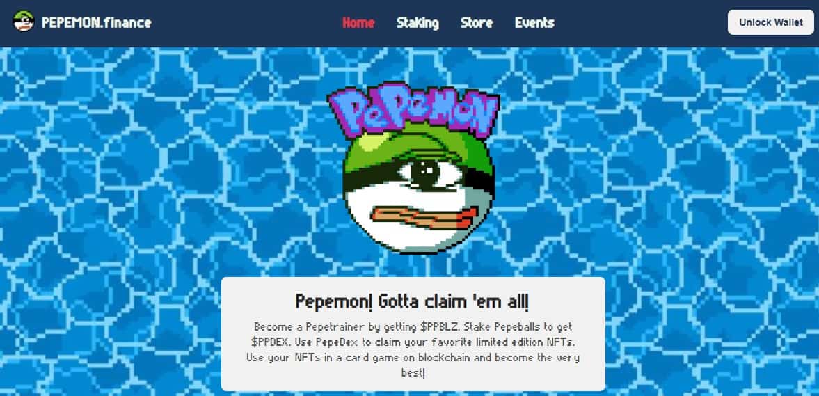 Pepemon dapp
