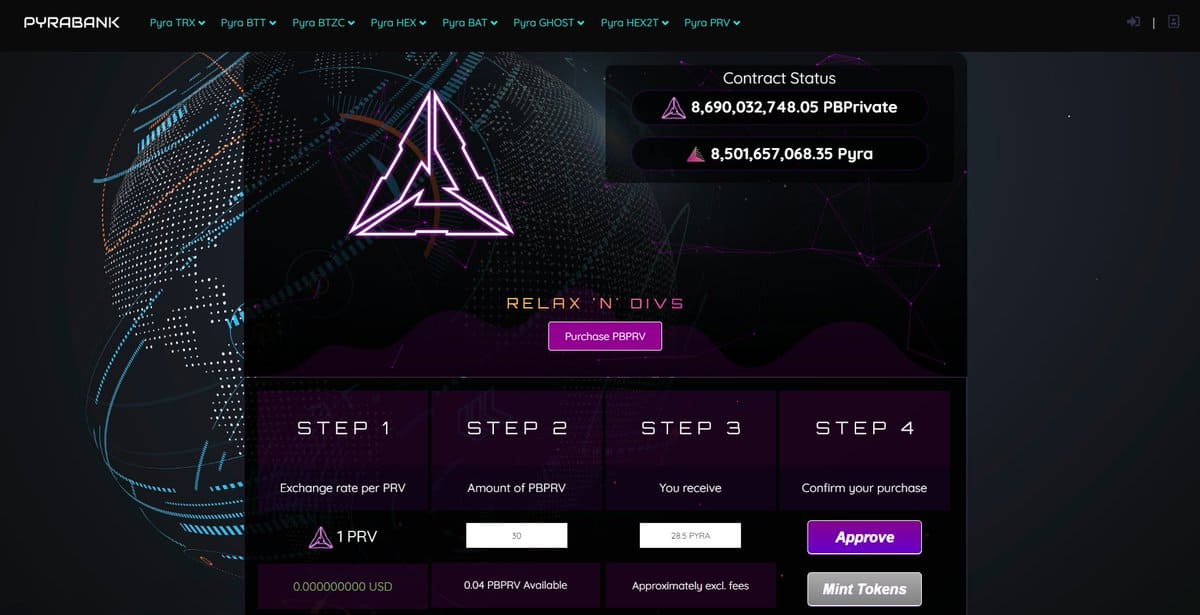 PyraBank - BAT dapp