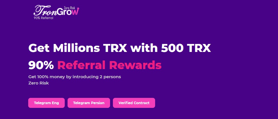 Tron Grow dapp