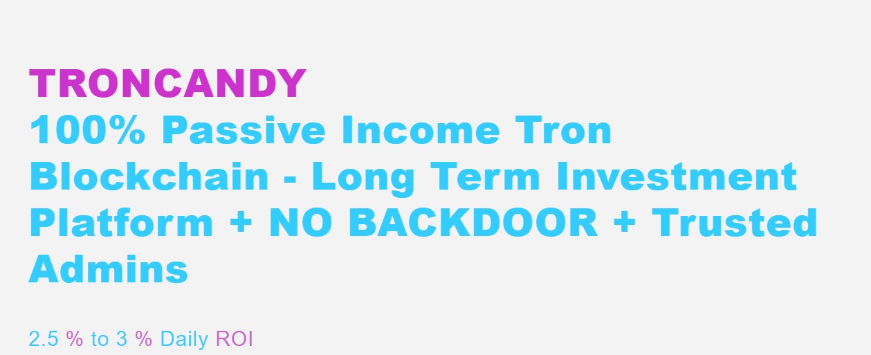 TronCandy дапп