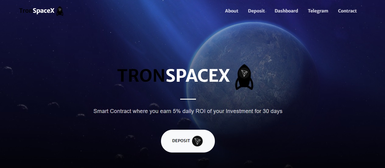 TronSpaceX dapp
