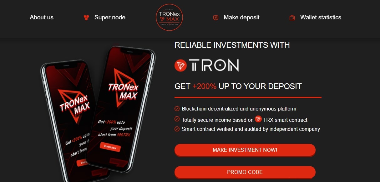 TronexMax dapp