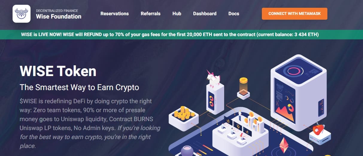 WISE dapp
