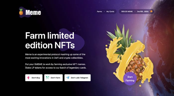 Meme Ltd dapp