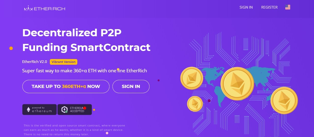 ETHERRICH dapp