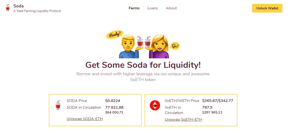 Soda dapp