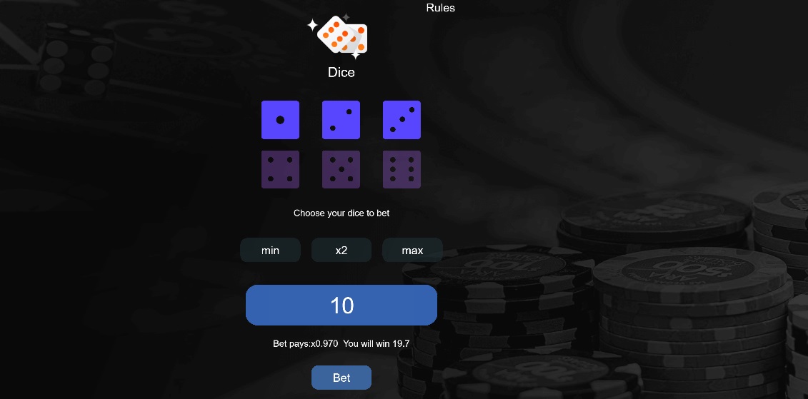 TronDice dapp