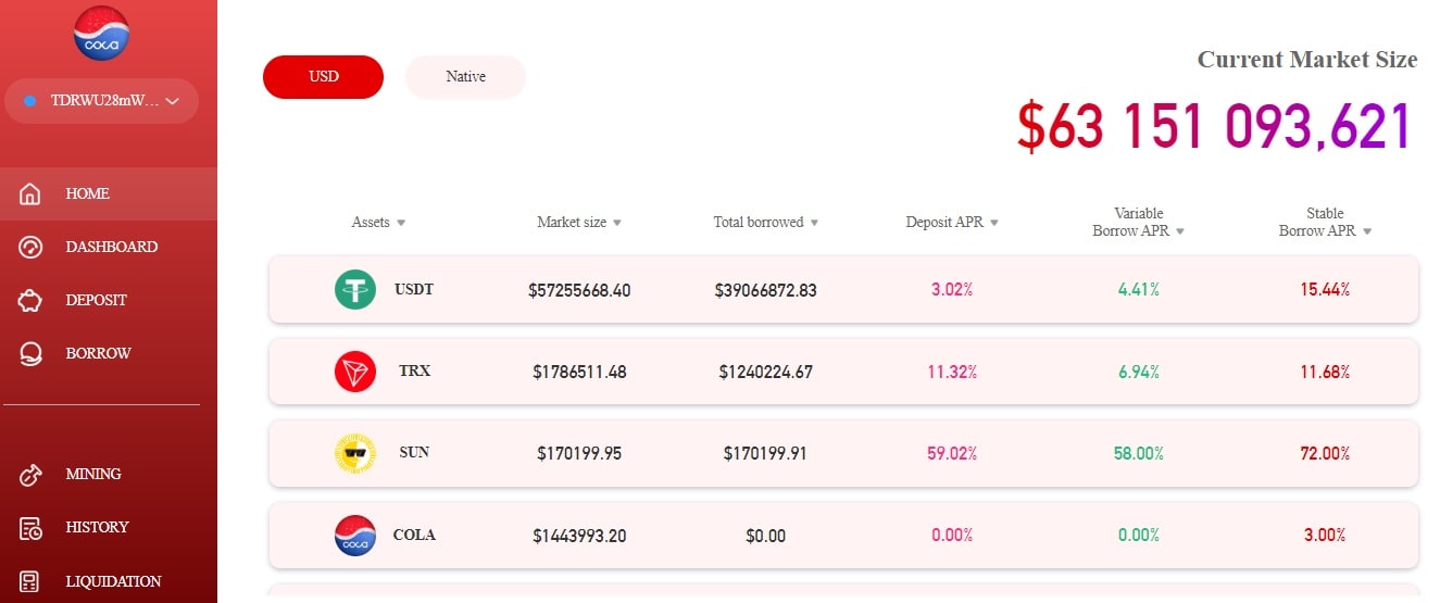 BlockCola dapp