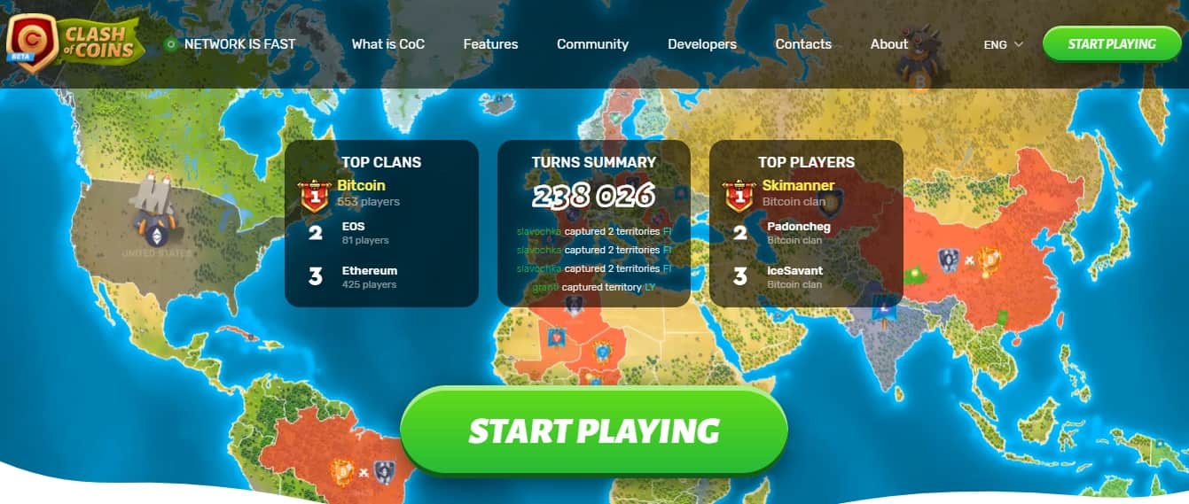 Clash of Coins dapp