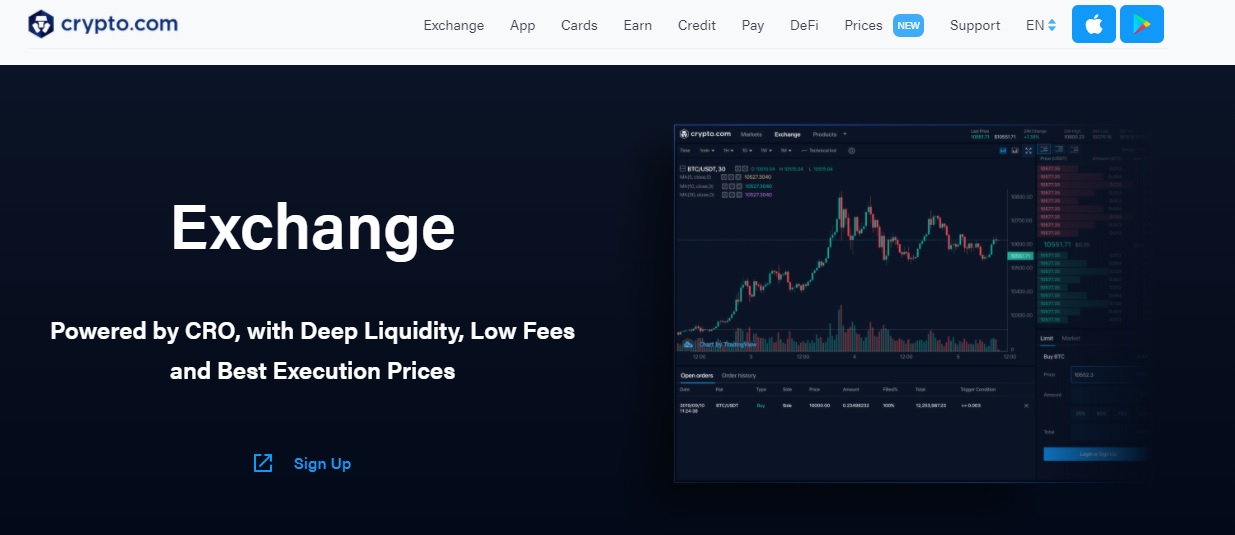 Crypto.com DeFi Swap dapp