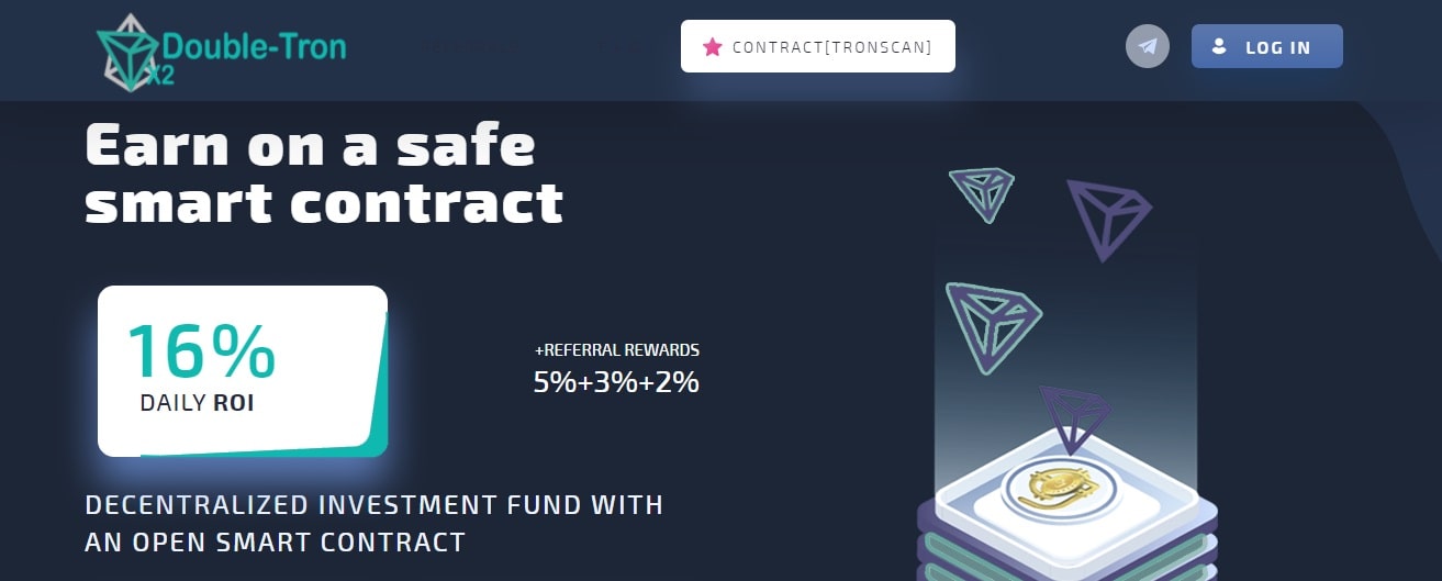 Double tron dapp