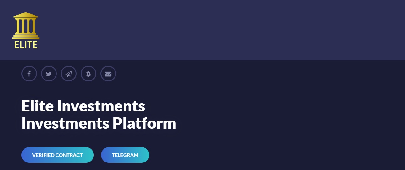 Elite Investment dapp