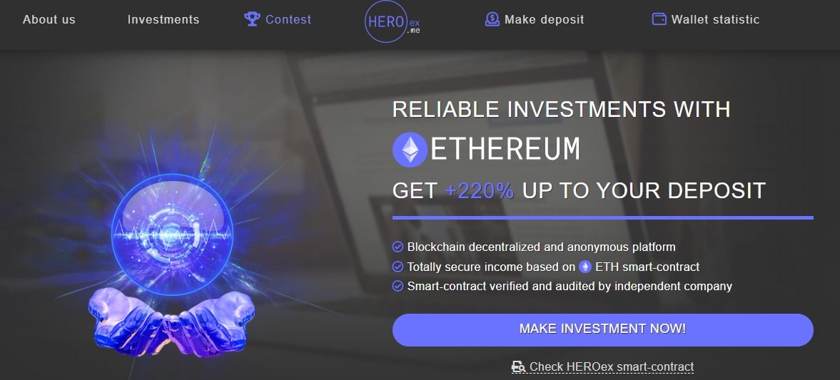 Heroex dapp