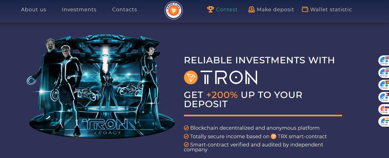 TRON2GET dapp