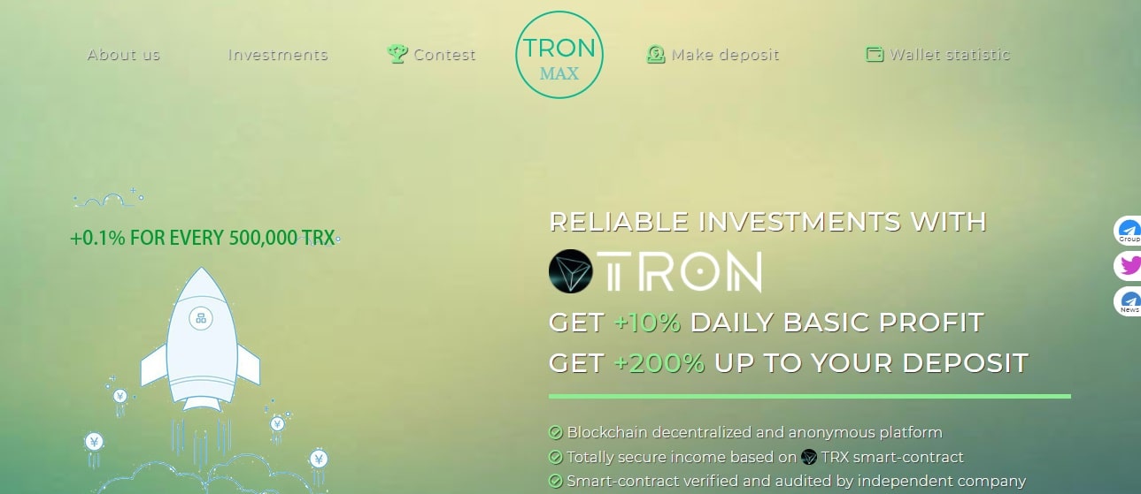 TRONMAX dapp