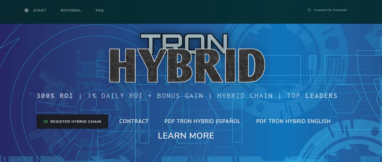 Tron Hybrid dapp