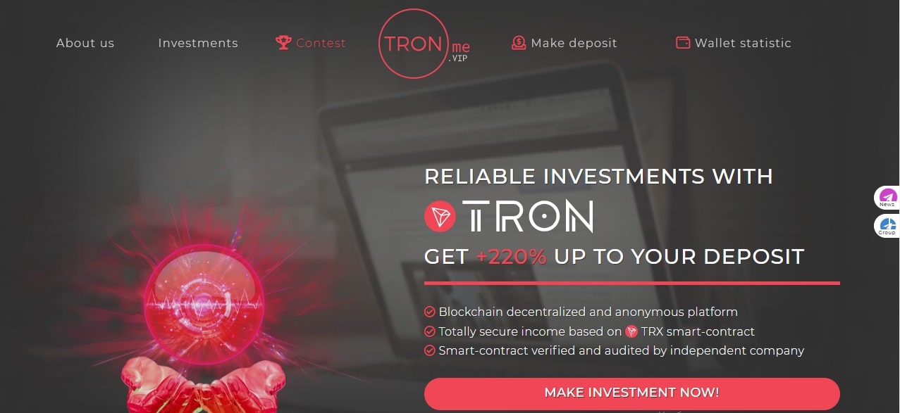 TronMevip dapp
