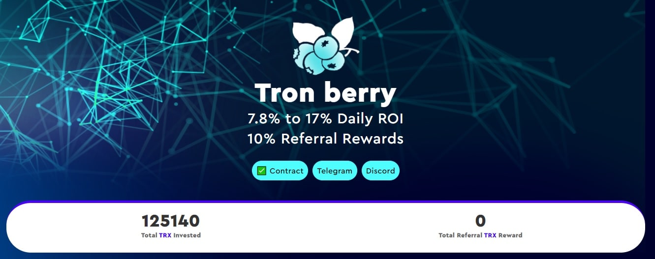 Tronberry dapp