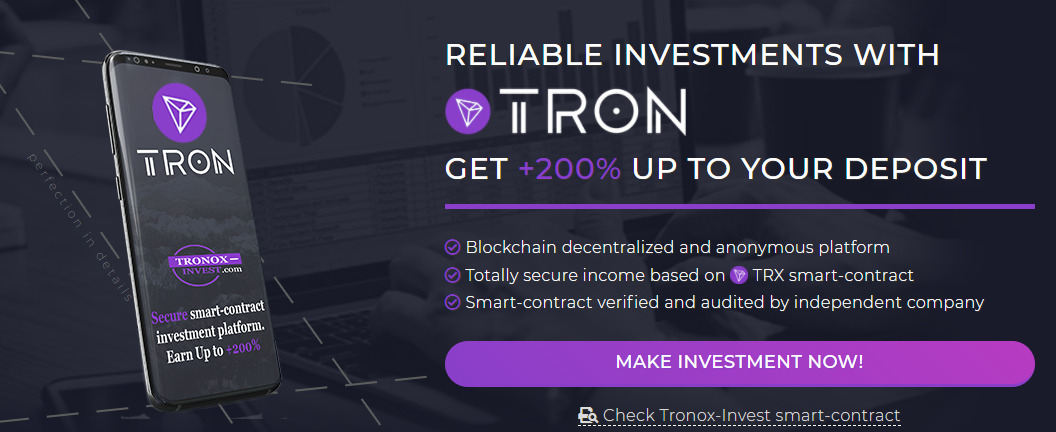 Tronox Invest dapp