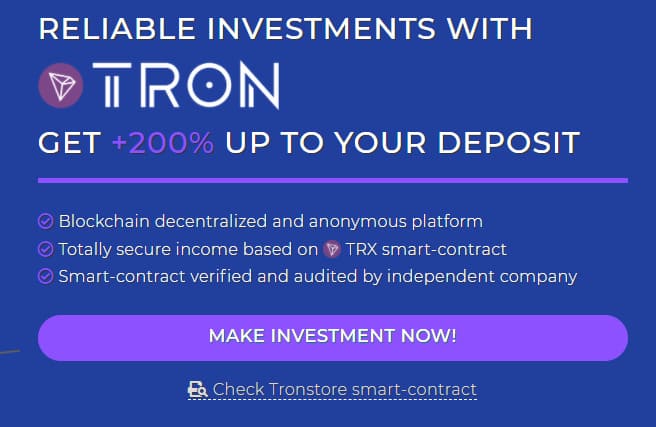 Tronstore dapp