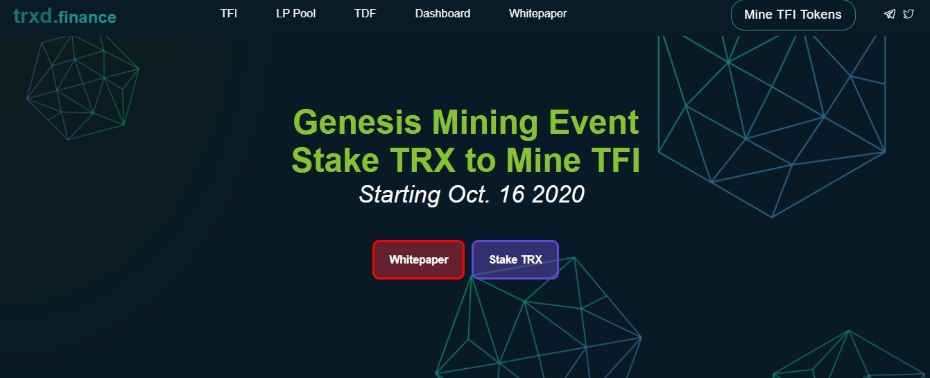 Trxd Finance dapp