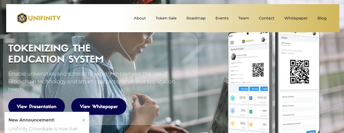Unifinity dapp