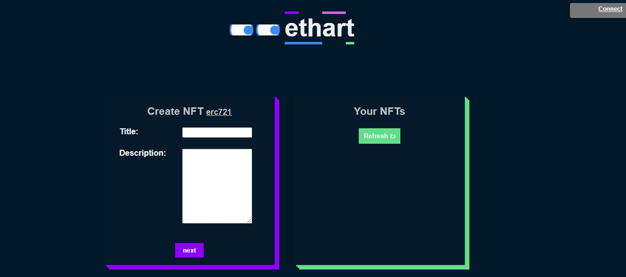 ethArt dapp