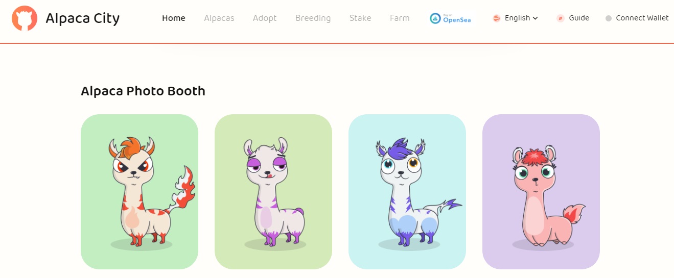 Alpaca City dapp