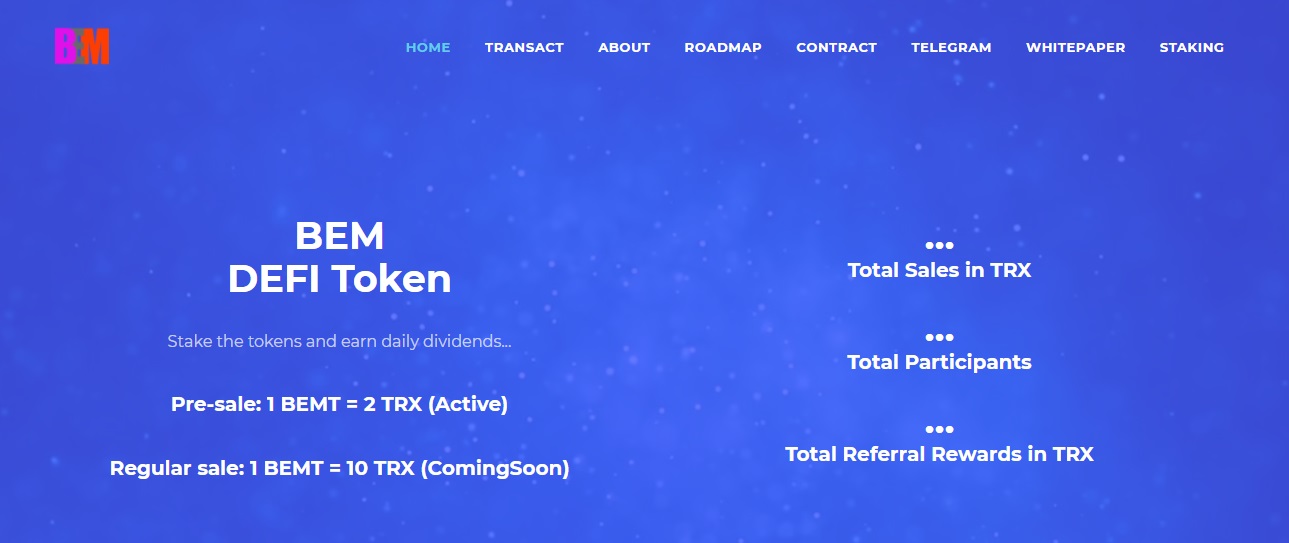 BEMDEFI dapp