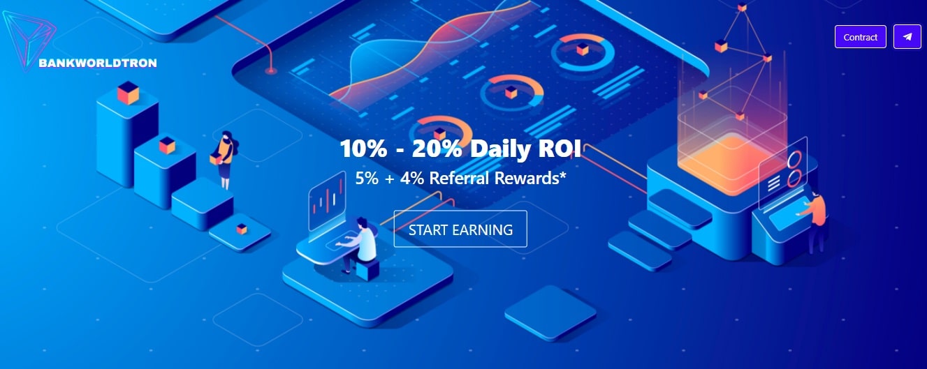Bankworldtron dapp