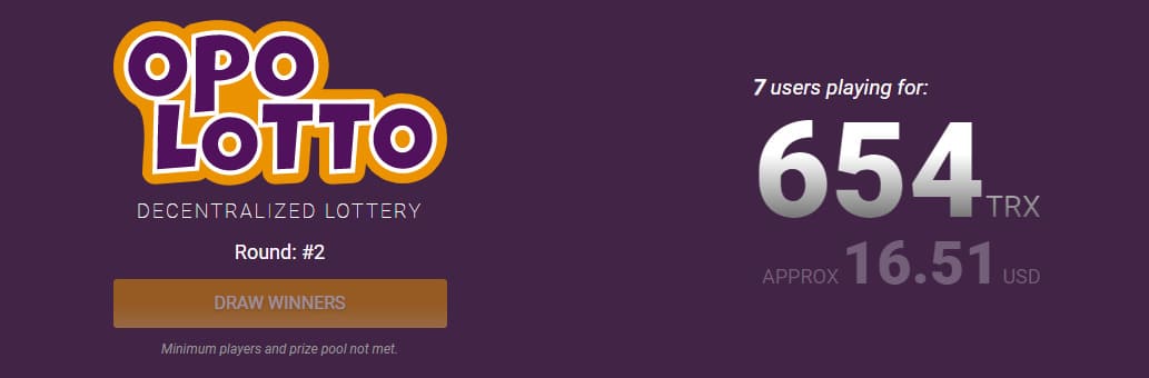OpoLotto dapp