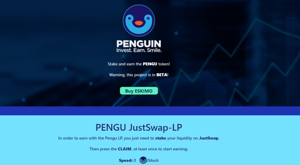 Penguin Stake dapp