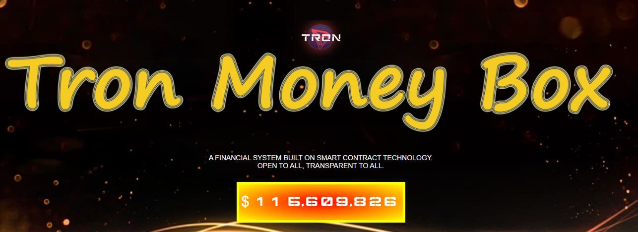 TRON MONEY BOX dapp