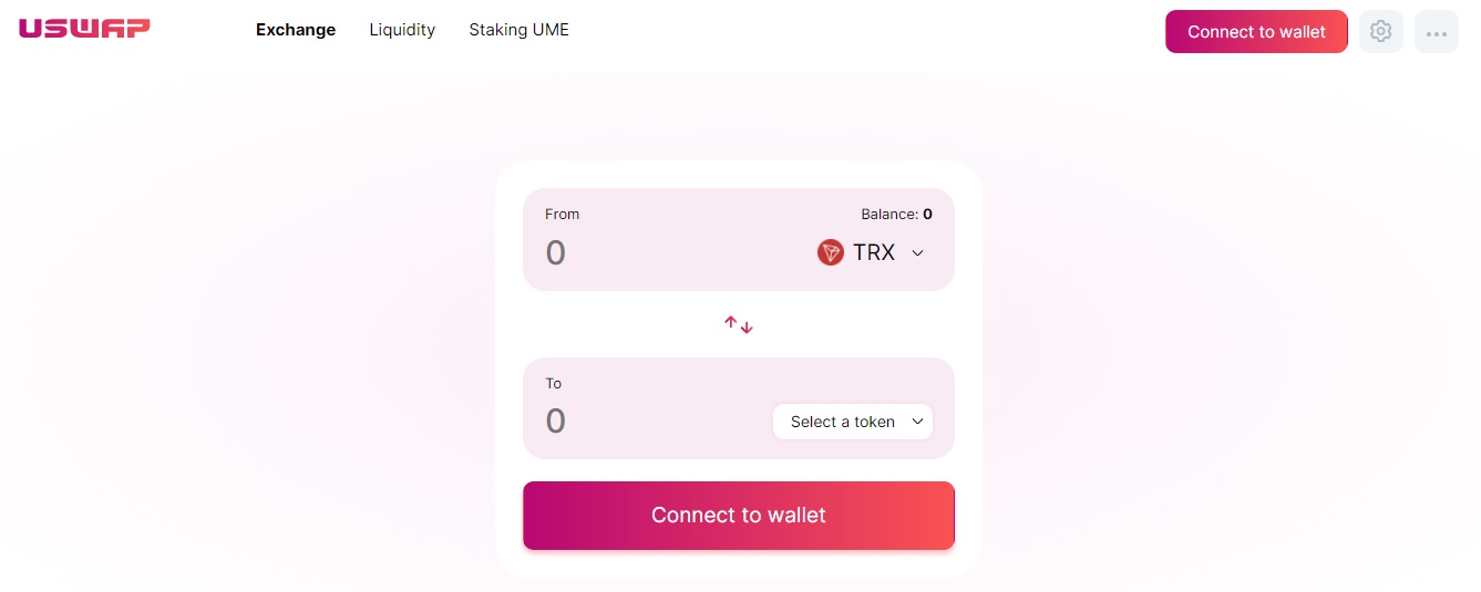 USWAP dapp