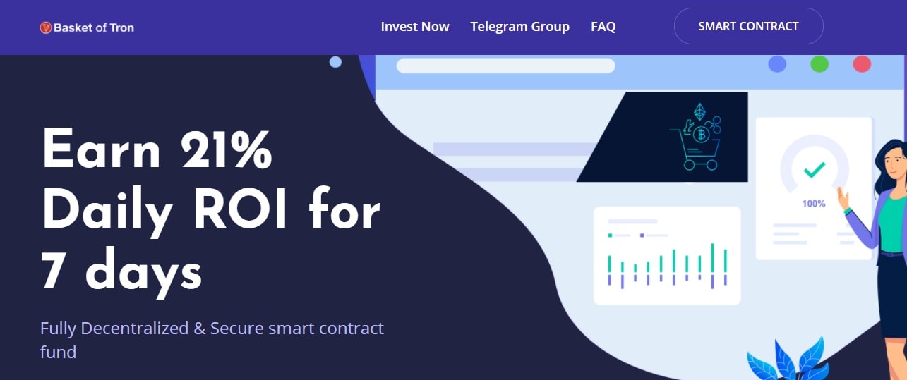 Basket of Tron dapp