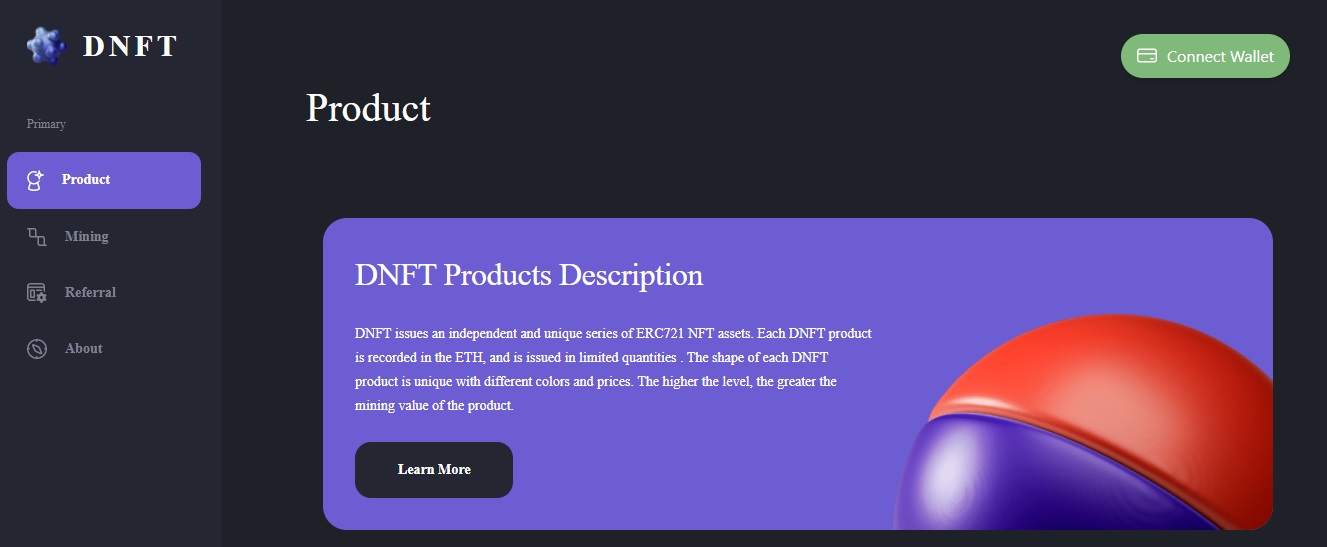 DNFT.Finance DAPP